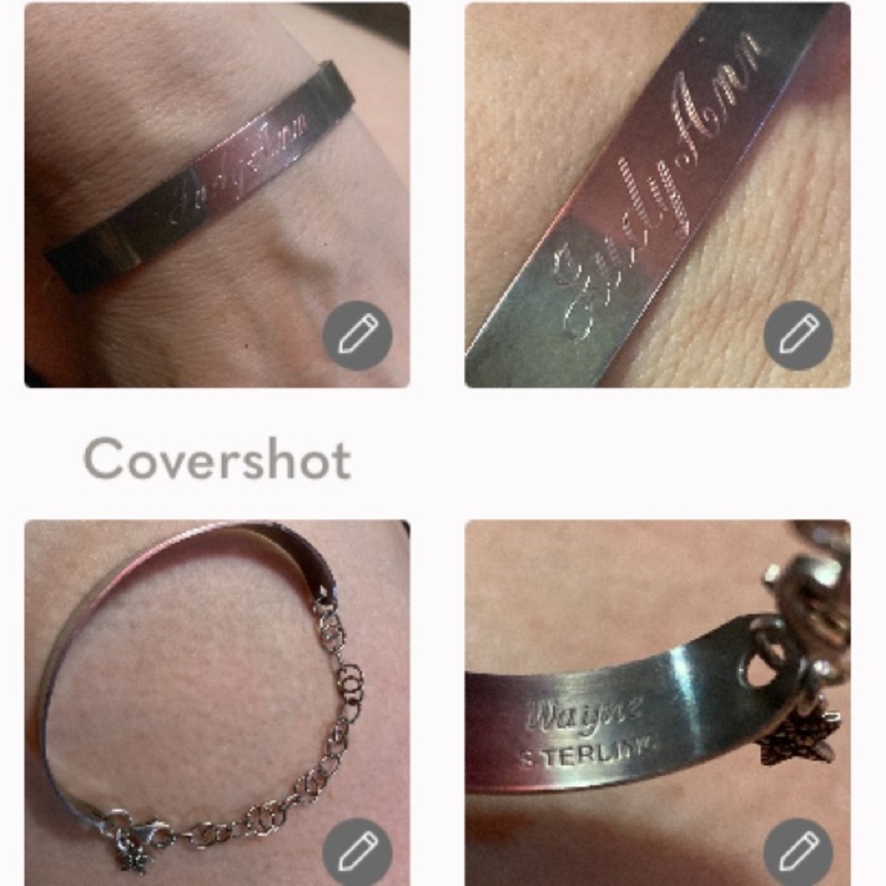 Judy Ann Sterling Star Name Bracelet